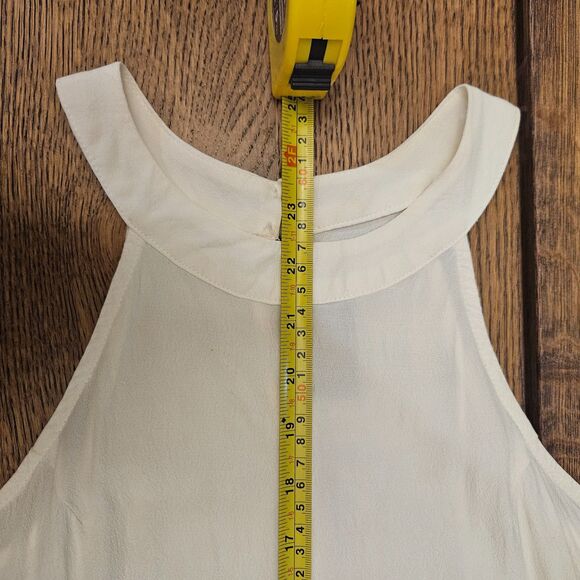 Revolve ASTR Silk Tank Lace Trim Romantic Blouse Top Size Medium - Picture 12 of 16